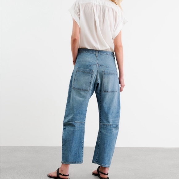 Nili Lotan Blue Boyfriend Jeans - Picture 2 of 11